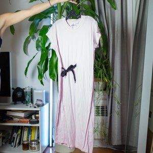 Pastel Pink Cheap Monday Midi Dress - image 1